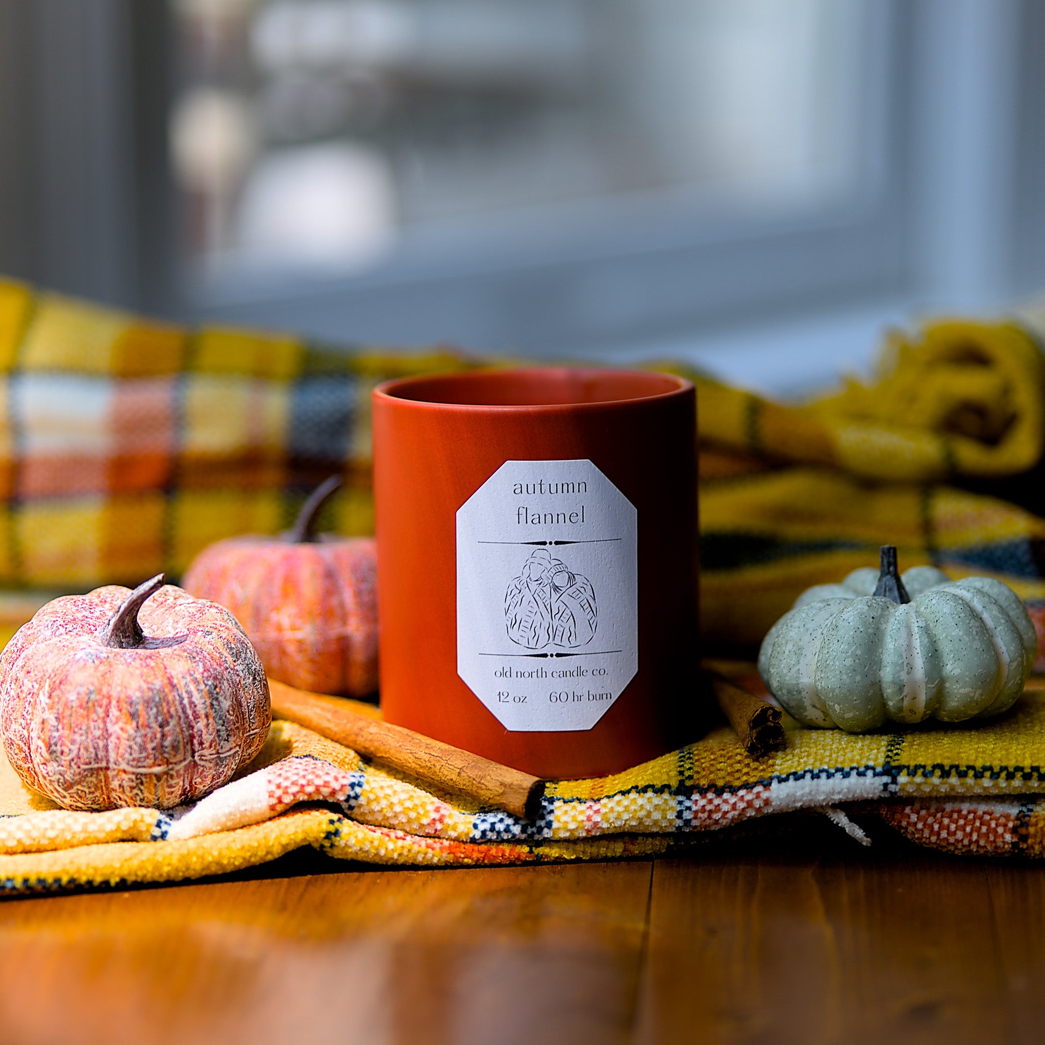 Autumn Flannel Candle