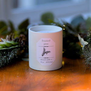 Frosted Pine Candle