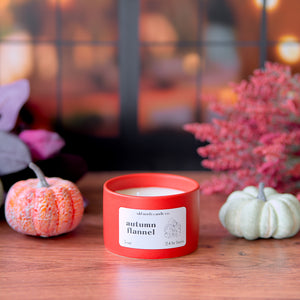 Autumn Flannel Candle