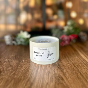 Frosted Pine Candle