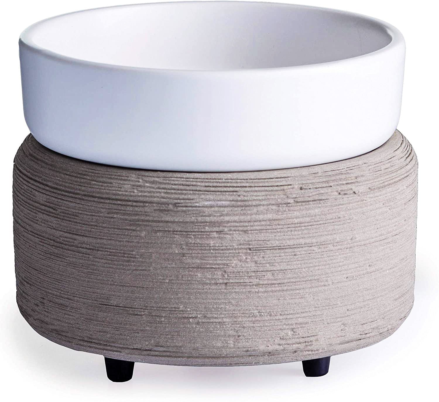 Grey Textured Wax Warmer